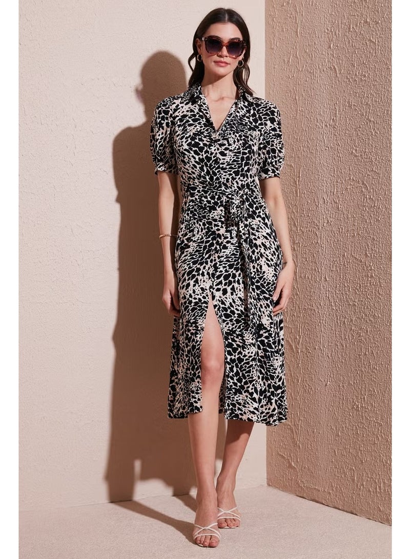 Lela Animal Print Dress - Image 1